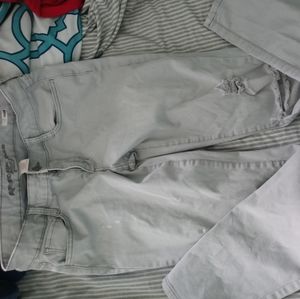 Grey Arizona rip jeans